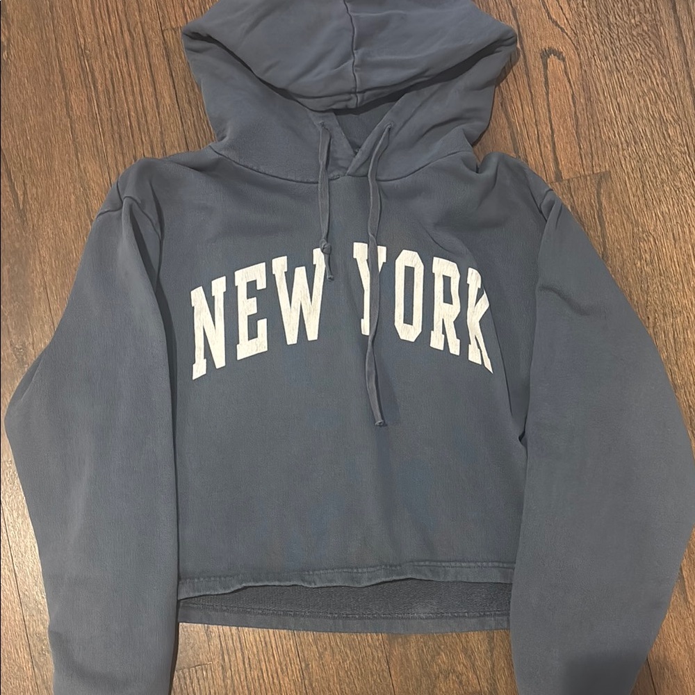 Navy Brandy Melville Hoodie Sweater